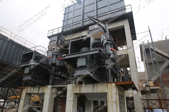crushed stone shaping sand making production line
