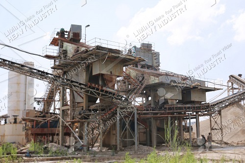 Crushed stone production line