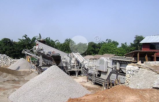 Sand and stone aggregate
